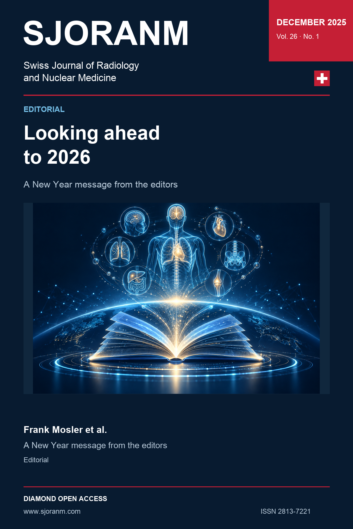 SJORANM article cover, Vol. 26 No. 1 (2025). Holographic symbolic illustration for article 29.