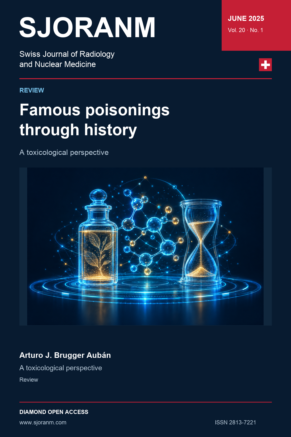 SJORANM article cover, Vol. 20 No. 1 (2025). Holographic symbolic illustration for article 67.