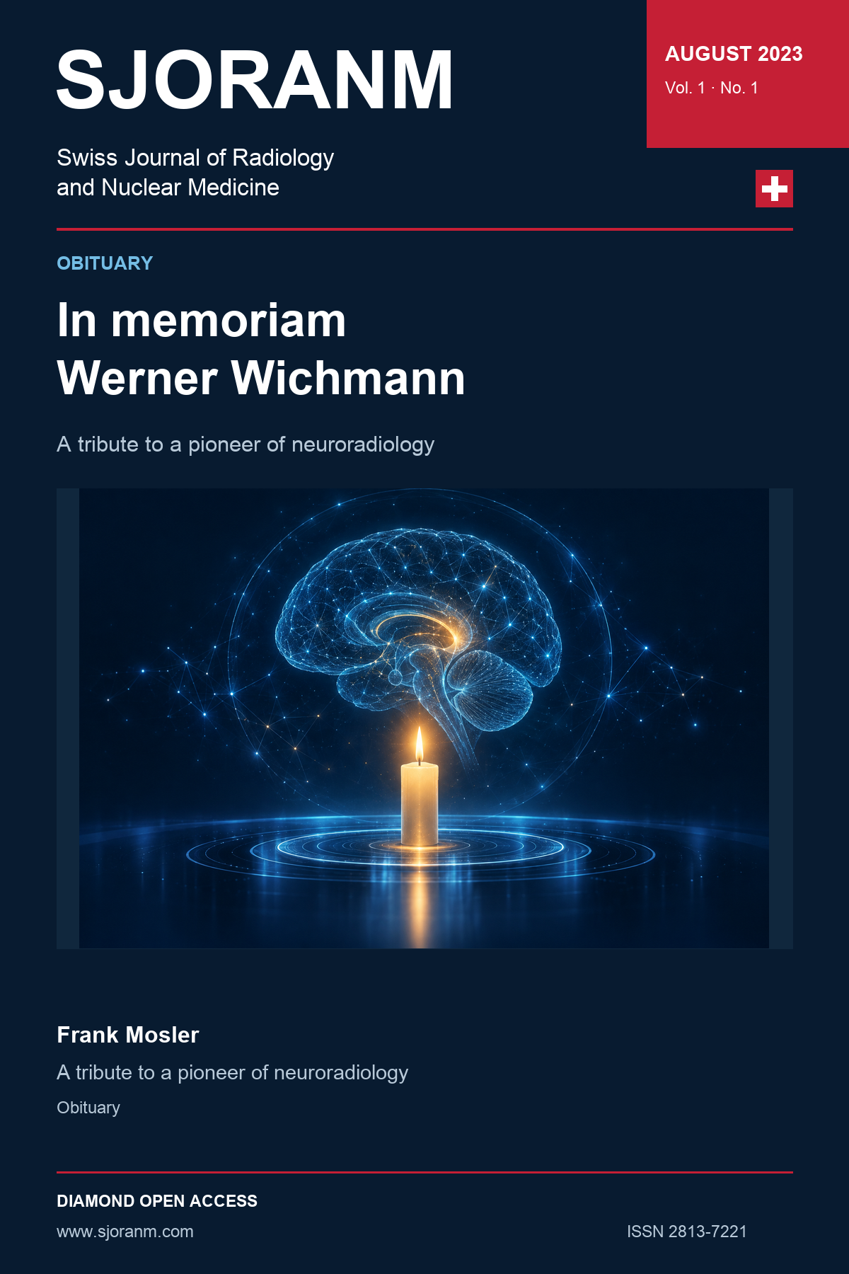 SJORANM article cover, Vol. 1 No. 1 (2023). Holographic symbolic illustration for article 6.